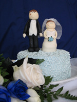 Sheleatha's and Tim wedding Cake