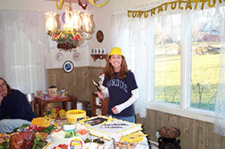 Sheleatha's graduation reception