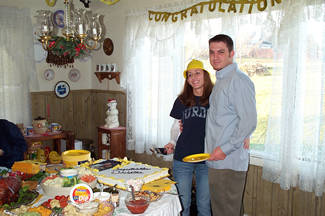 Sheleatha's graduation reception