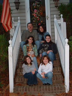 Alex Rogers and his family - taken Dec 2m 2006