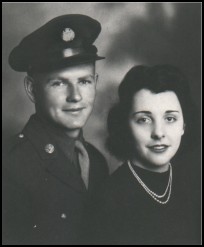 James and Hazel 1943 Army picture